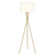Telbix Denise Floor Lamp Antique Gold Ivory