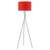 Telbix Denise Floor Lamp Chrome Red