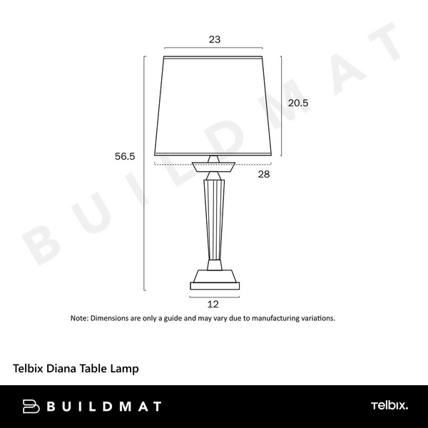 Telbix Diana Table Lamp Gold