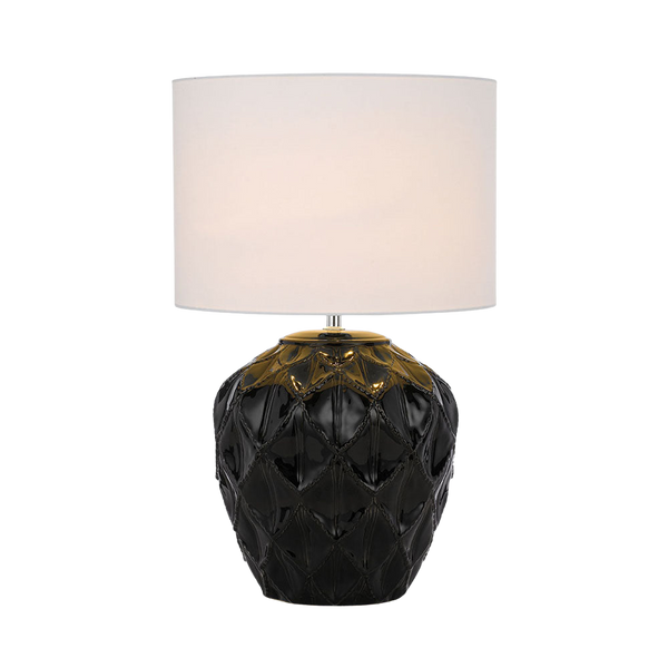 Telbix Diaz Ceramic Table Lamp Black