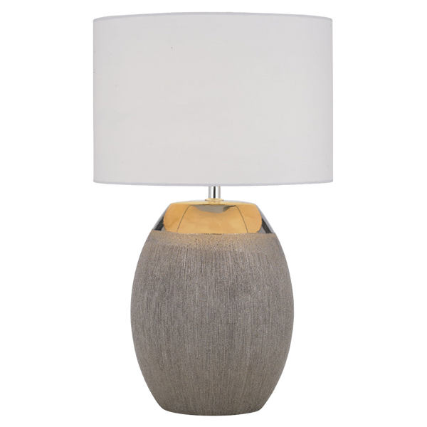 Telbix Dillion Ceramic Table Lamp White