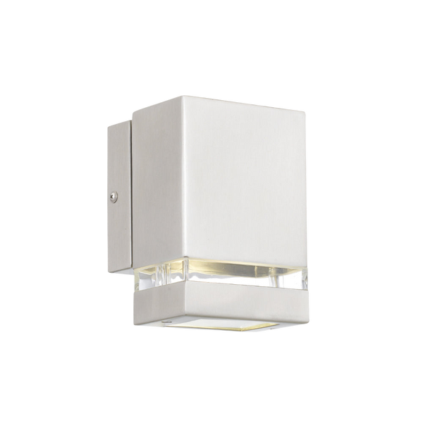 Telbix Dixon 1 Exterior Wall Light Stainless Steel