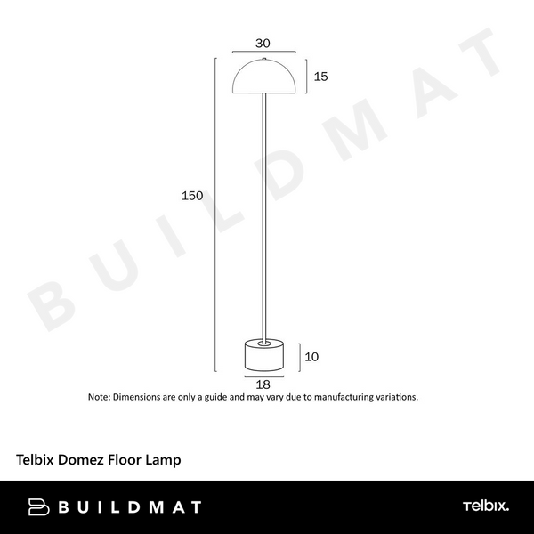 Telbix Domez Floor Lamp Bronze
