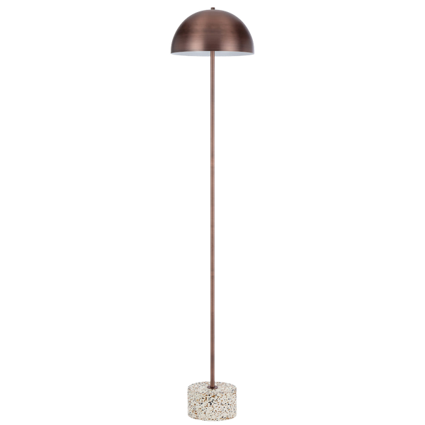 Telbix Domez Floor Lamp White Terrazzo