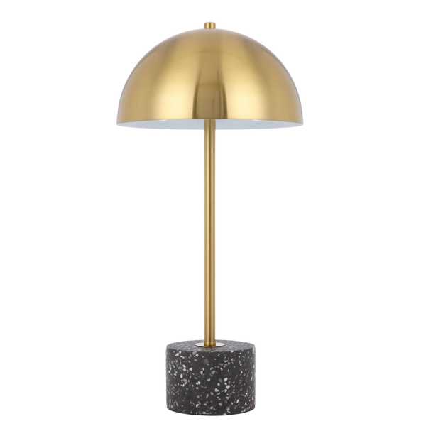 Telbix Domez Table Lamp Black Terrazzo