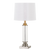 Telbix Dorcel Table Lamp Nickel Clear