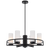 Telbix Eamon 6 Lights Pendant Black