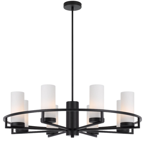 Telbix Eamon 8 Lights Pendant Black