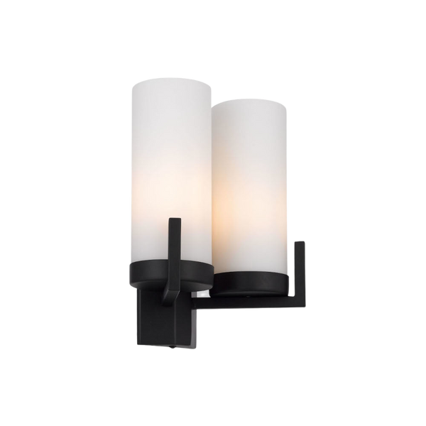 Telbix Eamon 2 Lights Wall Light Black