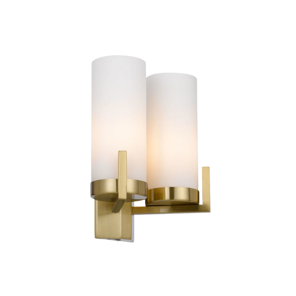 Telbix Eamon 2 Lights Wall Light Brass
