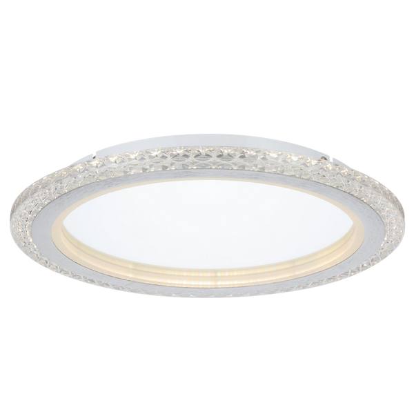 Telbix Elie 40 24W Led Oyster 3CCT Dim Chrome