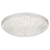 Telbix Elsee 50 48W Led Oyster 3CCT Dim Clear