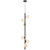 Telbix Elson 6 Light Pendant Black Opal Matte