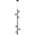 Telbix Elson 6 Light Pendant Black Smoke