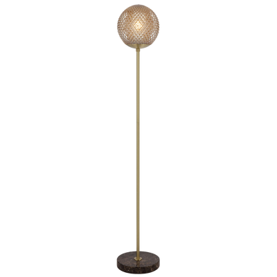 Telbix Elwick Floor Lamp Brown