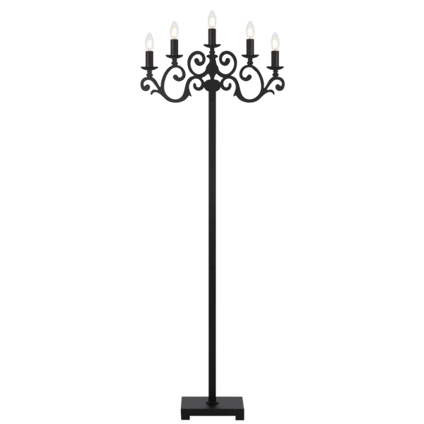 Telbix Emporia Floor Lamp Black