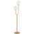Telbix Eterna Floor Lamp Antique Gold Opal Matt