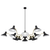 Telbix Farbon 12 Lights Pendant Black