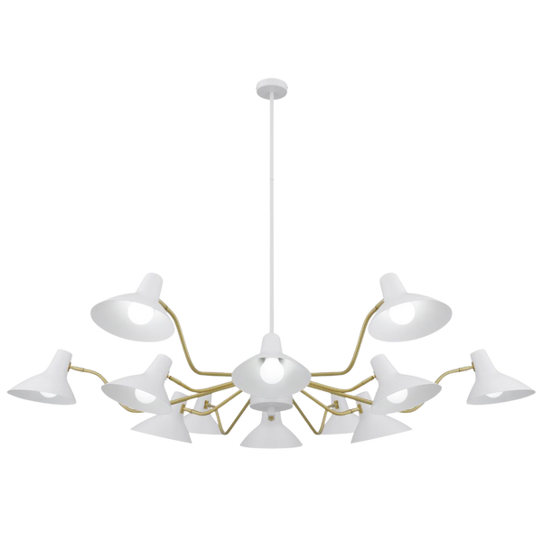 Telbix Farbon 12 Lights Pendant White