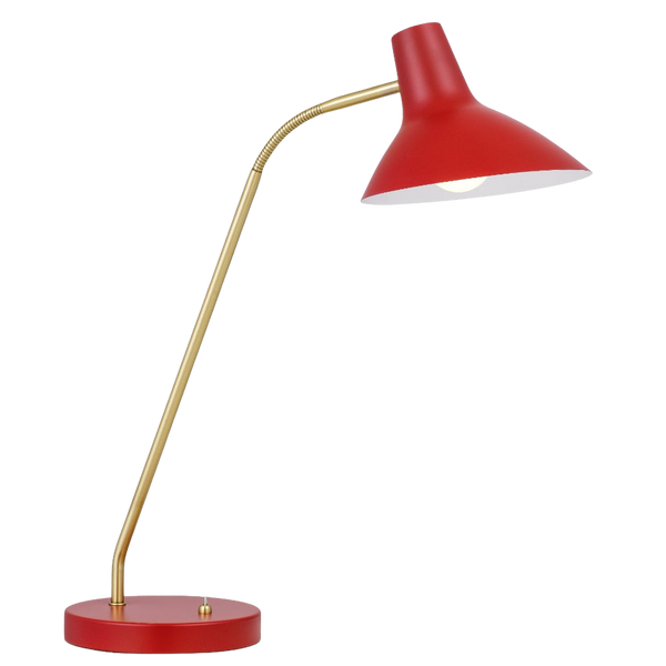 Telbix Farbon Table Lamp Red