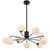 Telbix Felton 9 Light Pendant Black Opal Matt