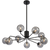 Telbix Felton 9 Light Pendant Black Smoke