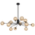 Telbix Felton 12 Light Pendant Black Amber Tear