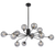 Telbix Felton 12 Light Pendant Black Smoke
