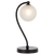 Telbix Felton Table Lamp Black Frost Tear
