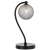 Telbix Felton Table Lamp Black Smoke Tear