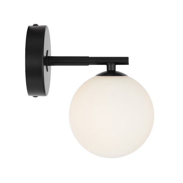 Telbix Felton 1 Light Wall Light Black Opal Matt