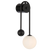 Telbix Felton Arm Wall Light Black Opal Matt