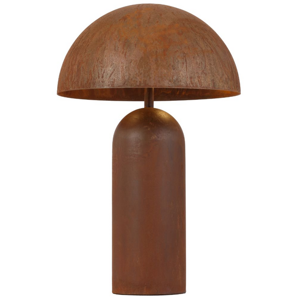 Telbix Ferum H46 Table Lamp Rust