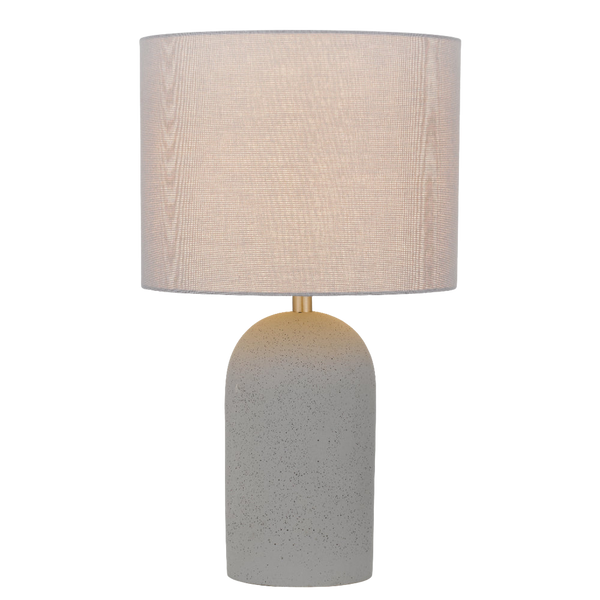 Telbix Fevik Table Lamp Medium Grey