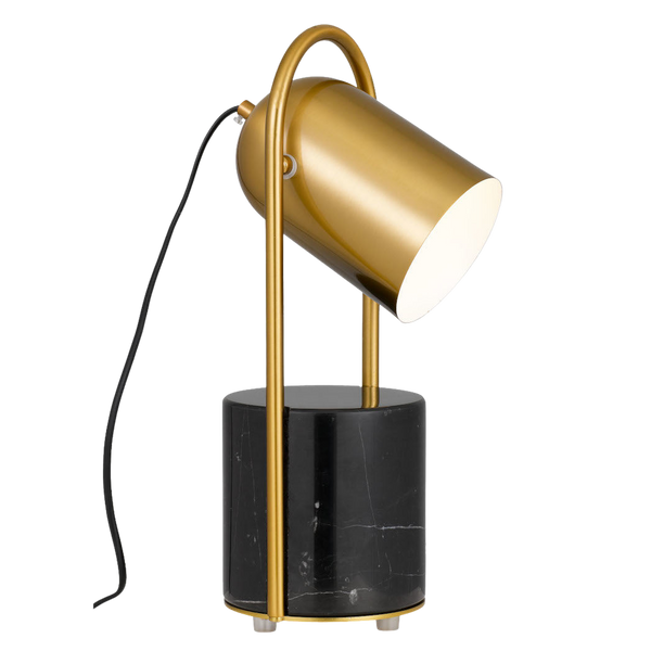 Telbix Fidel Table Lamp Black Antique Gold