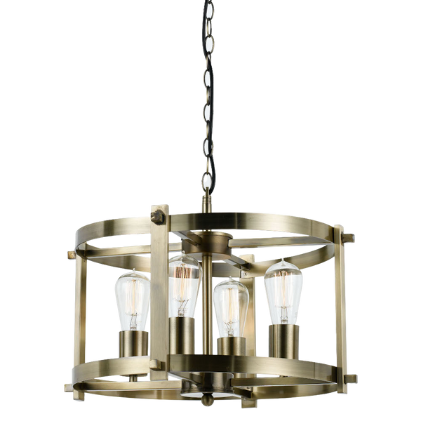 Telbix Finley 46 Pendant Antique Brass