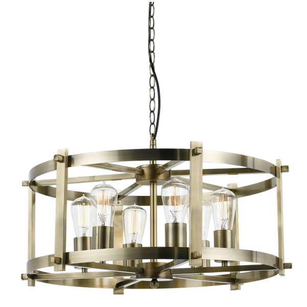 Telbix Finley 60 Pendant Antique Brass