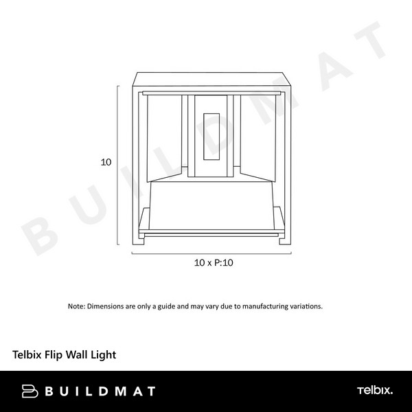 Telbix Flip Wall Light White