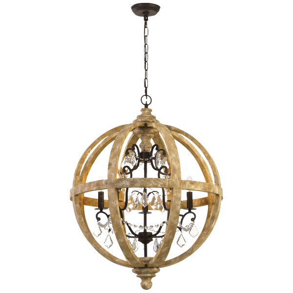 Telbix Florin 5 Pendant Wood