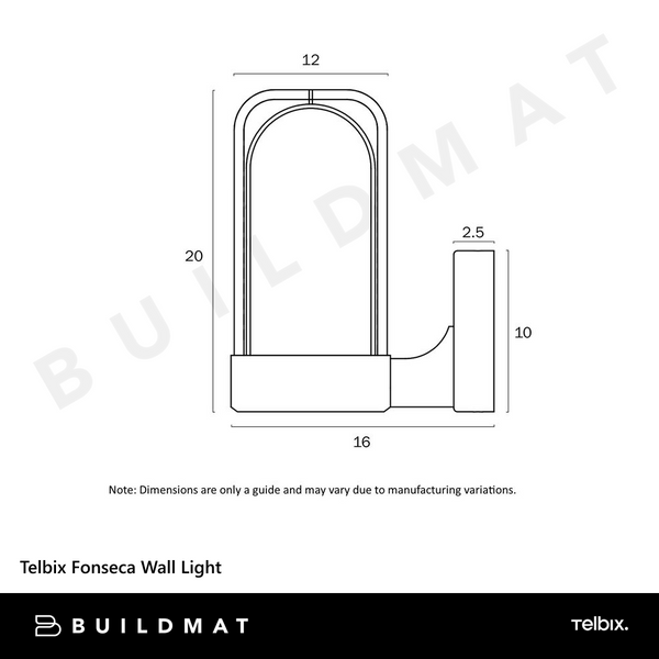 Telbix Fonseca Wall Light Antique Gold