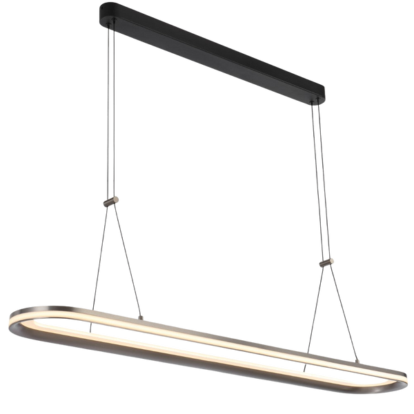 Telbix Fulcrum Rectangle Pendant Grey