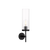 Telbix Garot Wall Lamp Black Clear