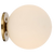 Telbix Gaston Wall Light Antique Gold Opal Matt