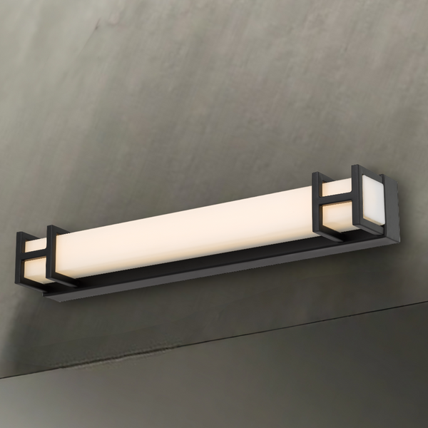 Telbix Gilson 40 Vanity Wall Light Black