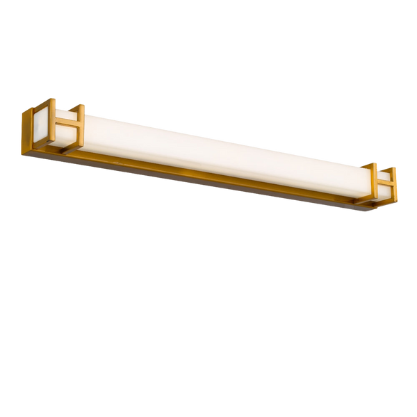 Telbix Gilson 60 Vanity Wall Light Antique Gold
