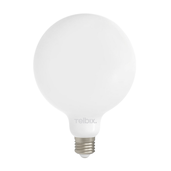 Telbix E27 G125 8W Led Globe Milk Dim 3000K