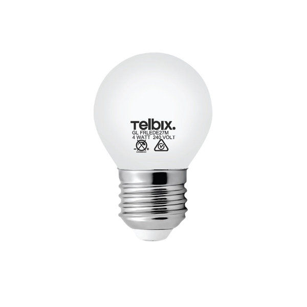 Telbix E27 G45 4W Led Fancy Round Globe Non Dim 5000K