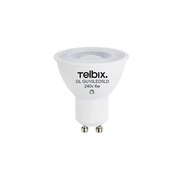 Telbix Gu10 6W Led Lens Dim 4000K