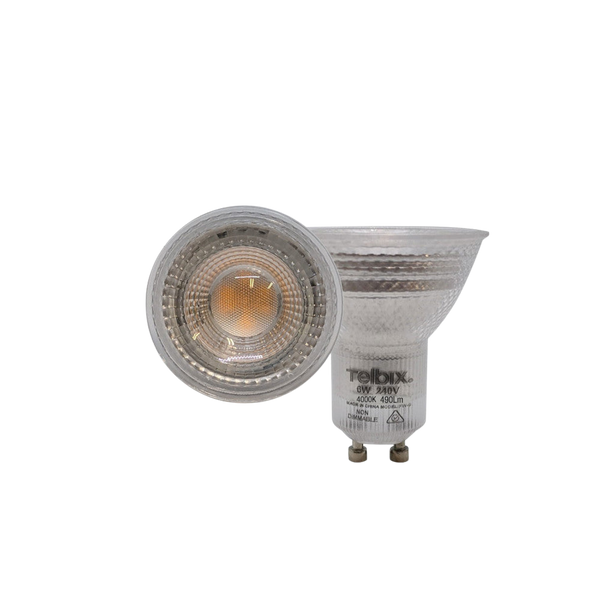 Telbix Gu10 Focal Wide 38 Led Globe Lens Non Dim 4000K
