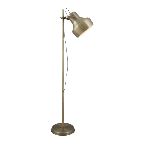 Telbix Grande Floor Lamp Antique Brass